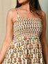 MULMUL INIKA HAND BLOCK PRINTED MIDI DRESS MULMUL INIKA HAND BLOCK PRINTED MIDI DRESS